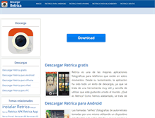Tablet Screenshot of descargarretrica.com